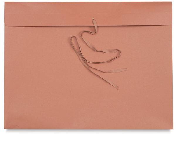 Red Wallet Tie Closure Portfolios 5" x 11.5"