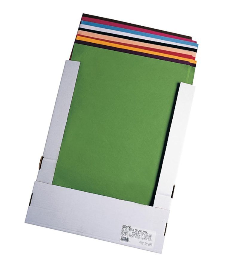 KolorFast® Craft Tissue Project Box, 10 Assorted Colors, 20" x 30", 240 Sheets