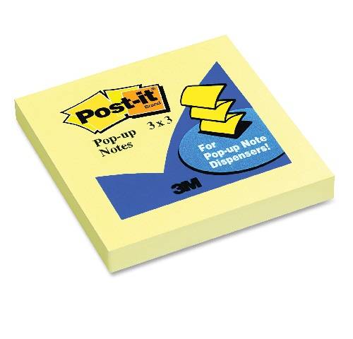 Post-it Pop-up Jaipur Notes Refill Yellow