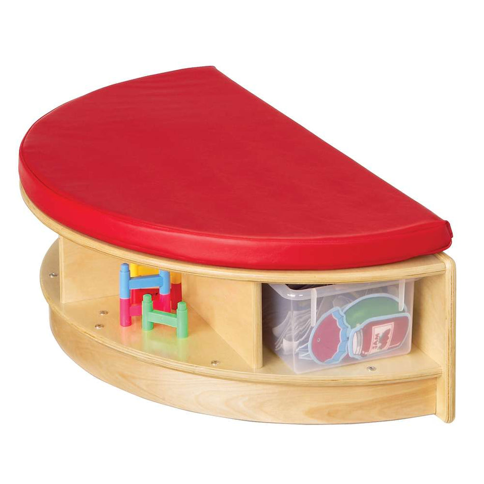 Jonti-Craft® Read-a-Round Semi-Circle, Red