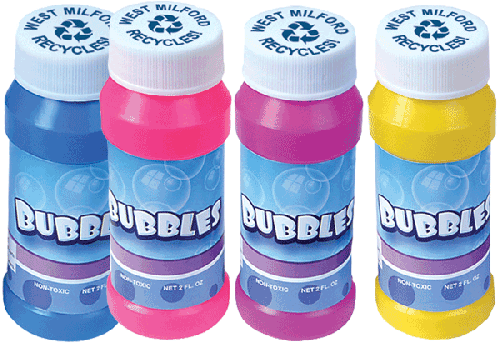 2 oz.  Bubble Bottles, 12 bottles per package