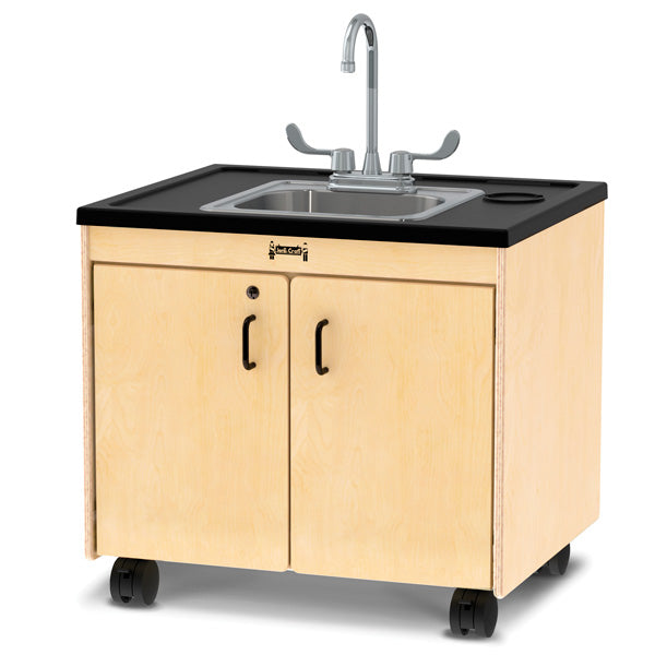 Jonti-Craft® Clean Hands Helper, 26" H Counter, Stainless Steel Sink