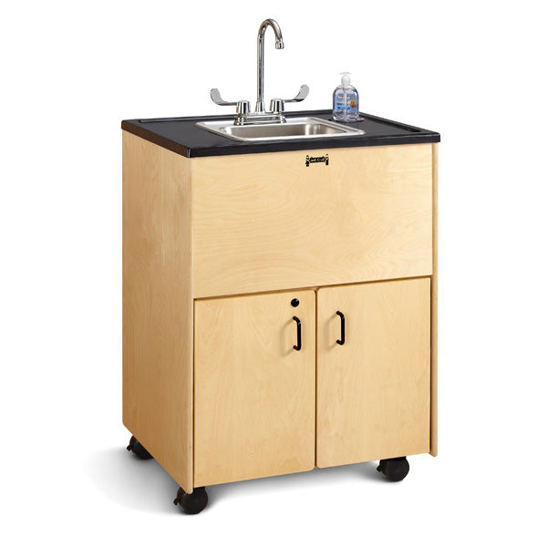 Jonti-Craft® Clean Hands Helper, 38" H Counter, Stainless Steel Sink
