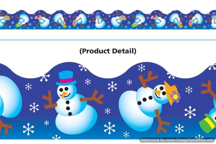 Trend Enterprises Shiny Winter Fun Terrific Trimmers  (T-91406)