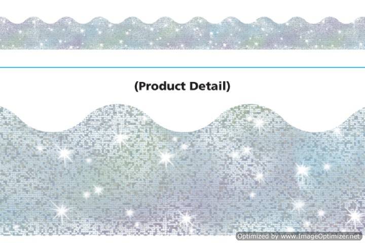 Trend Enterprises Silver Sparkle Terrific Trimmers (T-91408)