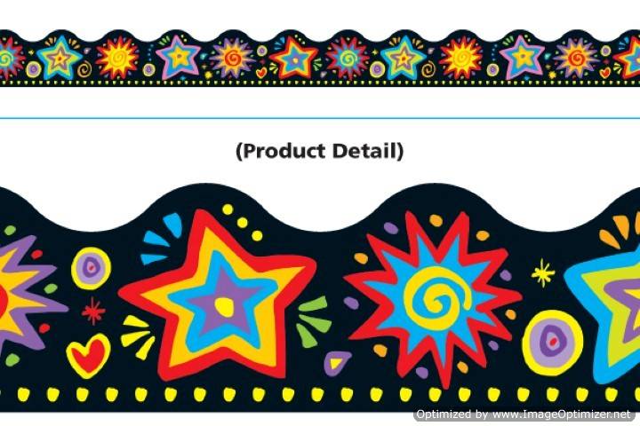 Trend Enterprises Neon Bursts Terrific Trimmers (T-92152)