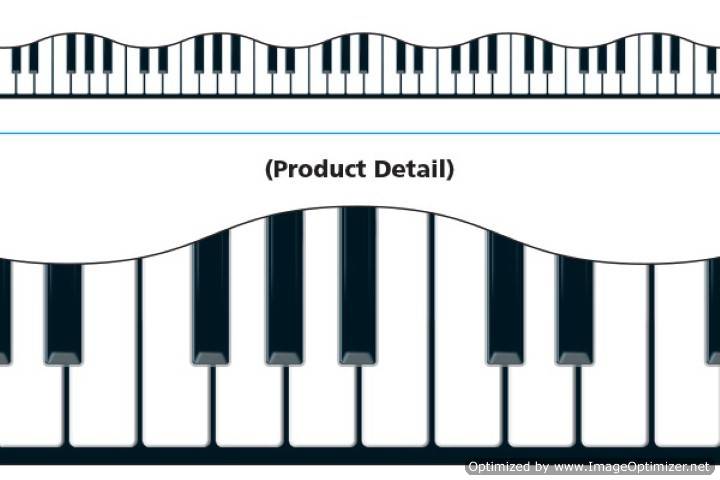 Trend Enterprises Musical Keyboard Terrific Trimmers  (T-92348)