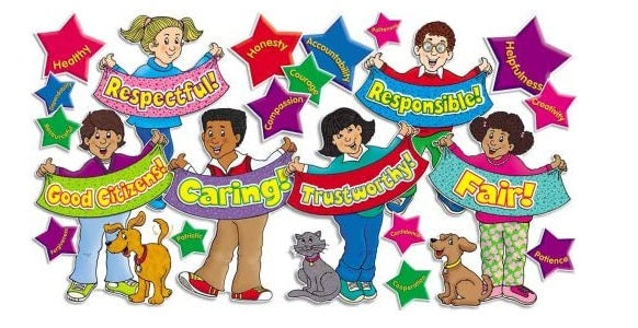 Scholastic Teacher's Friend Good Character Kids! Bulletin Board TF3114