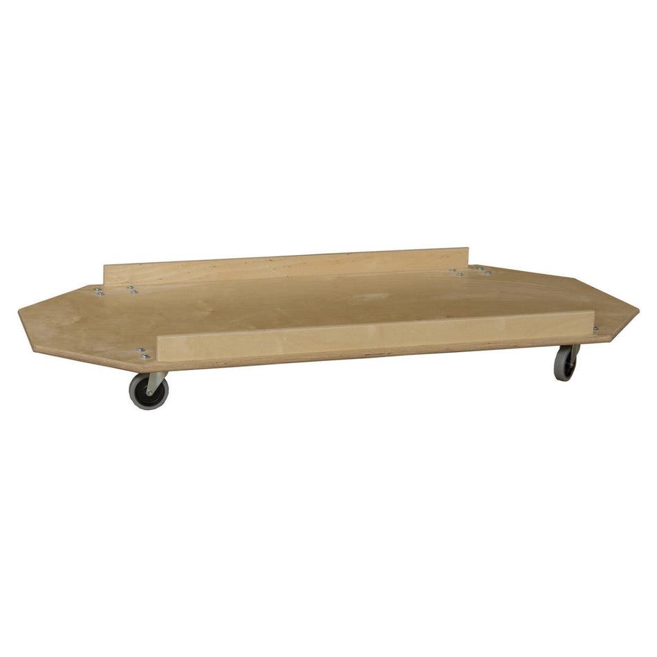 Toddler Cot Carrier, Fully Assembled on locking casters, (Wood Design WD-87896)