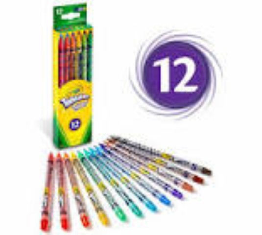 Crayola® Twistables® Colored Pencils, 12/Set  (BIN687408)
