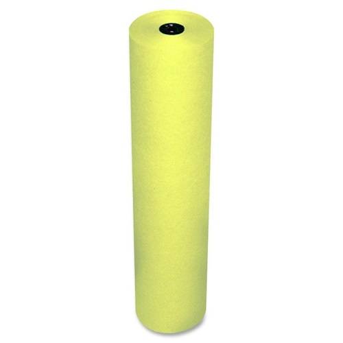 Rainbow Pacon, Lightweight Duo-Finish Art Kraft Paper, 36" by 1000', Canary Yellow (63080)