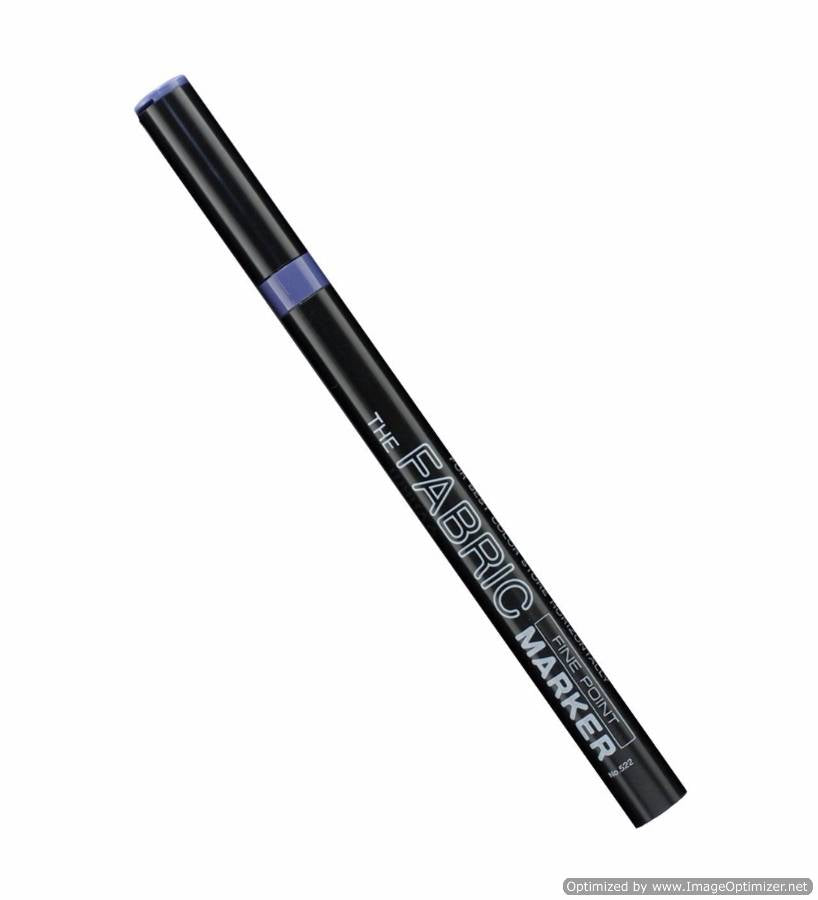 Uchida 522-C-33 Marvy Fine Point Fabric Marker,  Blue