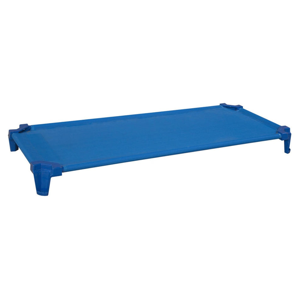 Standard Cot Set of 5 ASSEMBLED - 53"L x 23"W x 5"H - BLUE, (Wood Designs WD87888)
