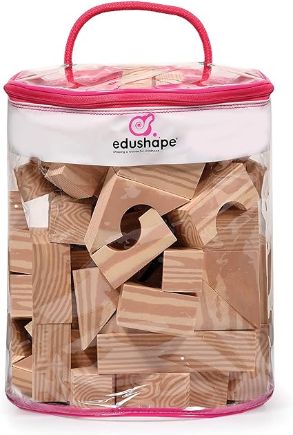 Wood Like Edu Blocks –  Set of 80