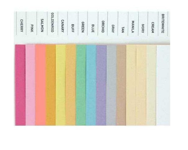 Color Copy Paper, 8.5” x 11”, 20 lb., Cherry, 500 Sheets
