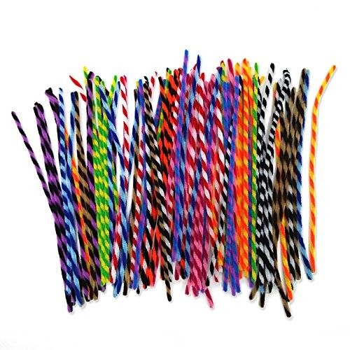 Home Black Chenille Stems Creative Craft Pipe Cleaners for Crafts Decorations Weddings Sewing Zxiixz 100 PCS Pipe Cleaners Boutiques 