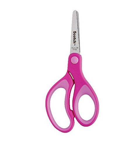 New. Kids Blunt Tip Scissors with Soft Touch SCOTCH 5 Inches-BLUE 