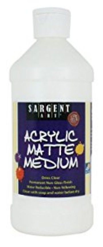 Sargent Art 22-8815 16-Ounce Acrylic Matte Medium