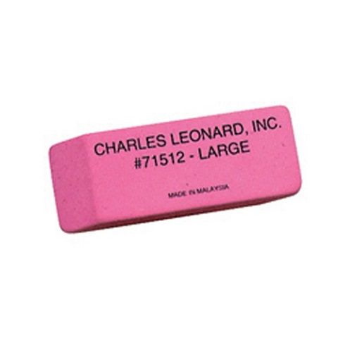 Large Pink Pearl Erasers 12 Count 1 Pack 