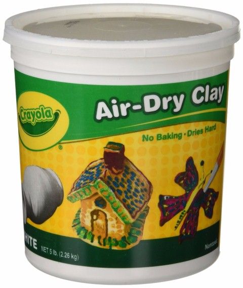 Crayola Air-Dry Clay, White, 5 lb (57-5055)