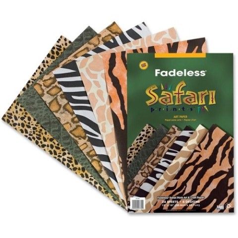 Fadeless Safari Prints Design Bulletin Board Paper 12 by 18