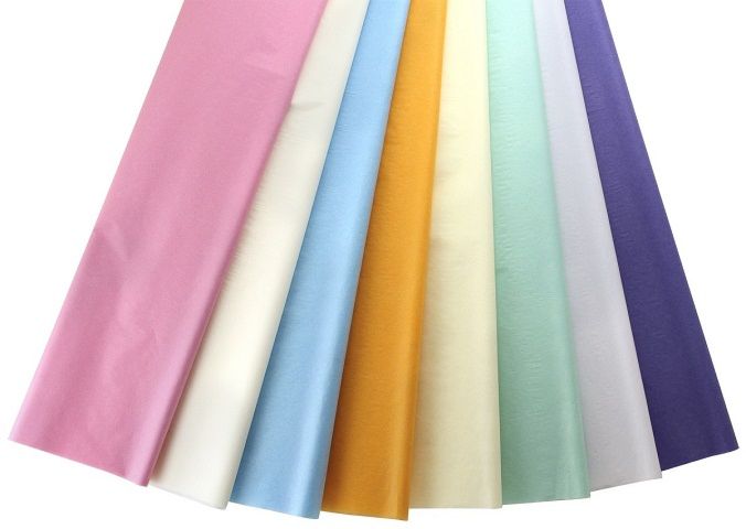 Hygloss Non-Bleeding Tissue Paper Pastel Colors Assortments 20