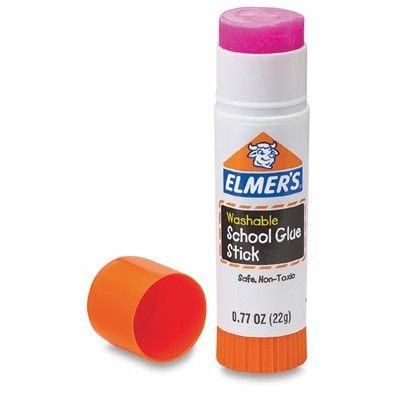 Elmer's Disappearing Purple School Glue, Washable, 0.77-ounce sticks E524