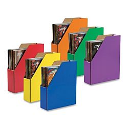 Classroom Keepers Magazine Holders, 6 Assorted Colors, 001327