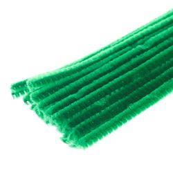 Chenille Stems Pipe Cleaners 12 Inch x 6mm 100-Piece, Kelly Green