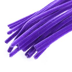Chenille Stems Pipe Cleaners 12 Inch x 6mm 100-Piece, Purple