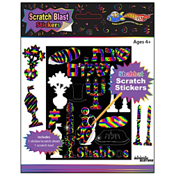 Shabbos Scratch Stickers 12/pack