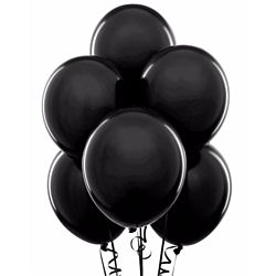 11'' Latex Black Color Balloons 144 package 