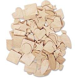 Craft Wood  Bit Shapes - Pack of 1000