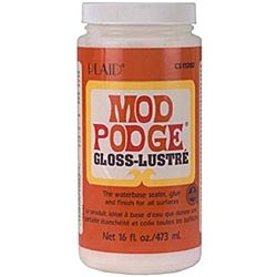 Mod Podge Waterbase Sealer, Glue and Finish 16-Ounce, CS11202 Gloss Finish