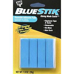 Dap Blue Stik Reusable Adhesive Putty-1 ounce pkg. (Fun Tak)