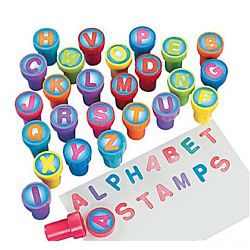 Alphabet Stampers Assortment - 26 piece set