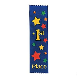 1st Place Award Ribbon, 1 dozen