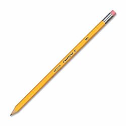 Dixon Oriole #2 Soft Pencils, Wood-Cased, Black Core, 12 pack , Yellow (12872)