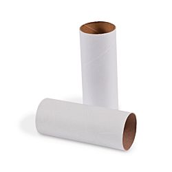 White Cardboard Tubes, Craft Rolls 24/pack