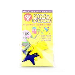 Hygloss Gummed Paper Shape Stick-A-Licks Stars 2