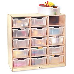 15 Clear Tray Storage Cabinet - Whitney Brothers WB0915T