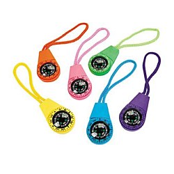 Neon Compasses on A Cord , 12 units
