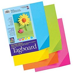 Pacon Tagboard Paper, Assorted Super Bright Colors, 9-Inches by 12-Inches, 100-Count, 1709