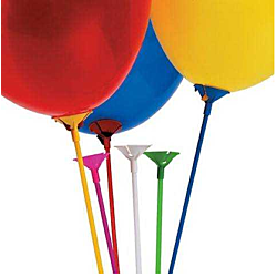 Balloon Sticks with Cups - 144/pkg.