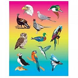 Hygloss Bird Stickers 3 Sheets (1822)
