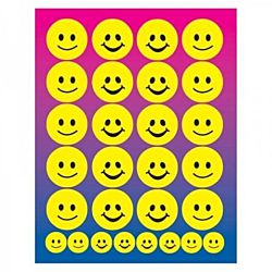 Hygloss Smiley Faces Stickers, 1