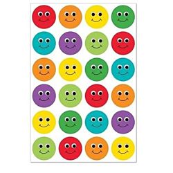 Hygloss Smiley Faces - 20 Sheets Stickers