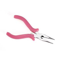 Jewelry Long Nose Mini Pliers - Serrated Jaw - 5 in