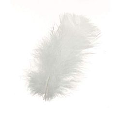 All Purpose Craft Feathers - White - 14 grams
