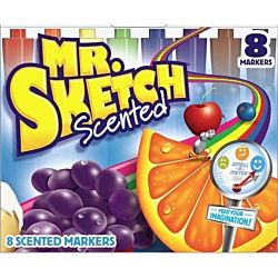 Sanford Mr. Sketch Scented Markers, Chisel Tip, Assorted Colors, 8-Count 20078